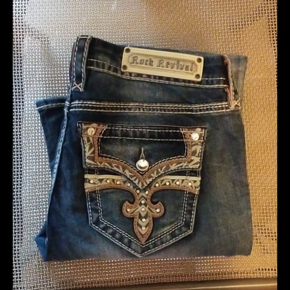Rock Revival Bootcut Jeans-size 31 - Picture 2 of 3